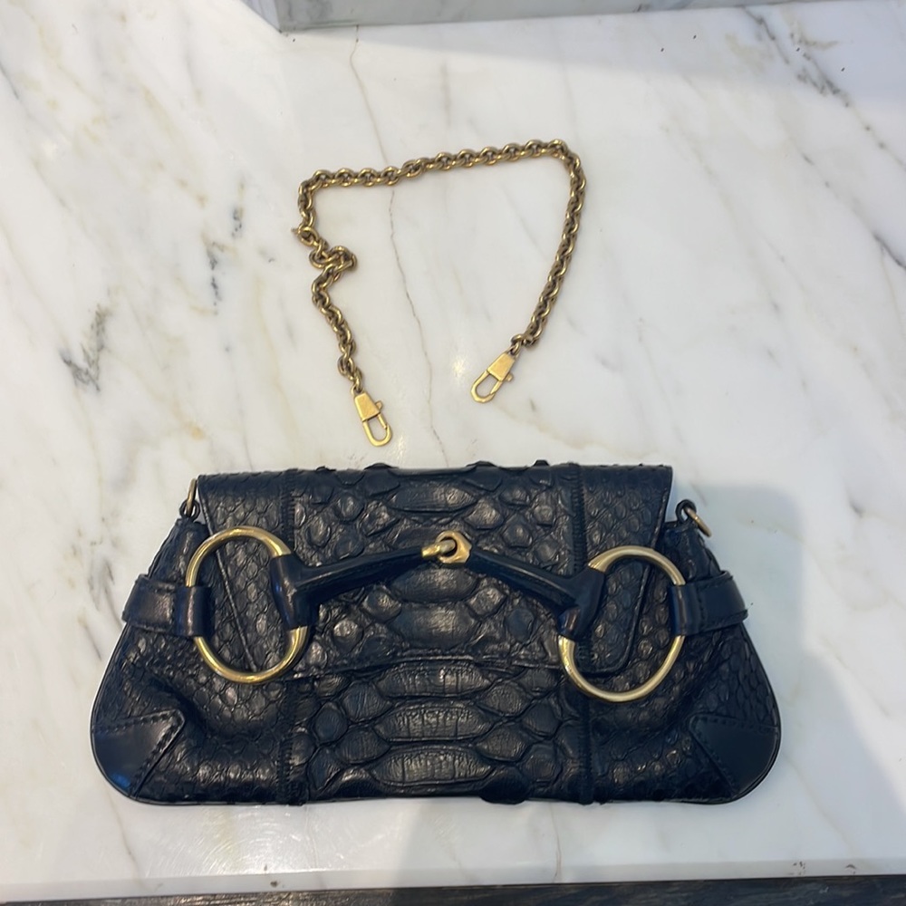 Authentic Python Gucci Evening Bag! - image 5